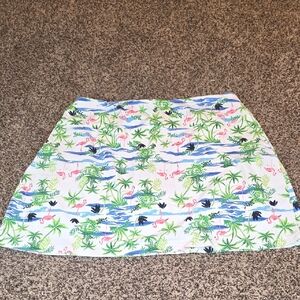 Tropical Print Skirt